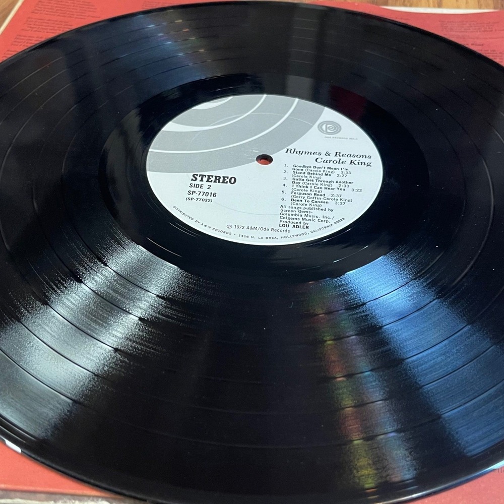 Carole King Rhymes & Reasons Vinyl LP 1972 Ode SP-77016 Gatefold Folk Rock 12" - Picture 6 of 6